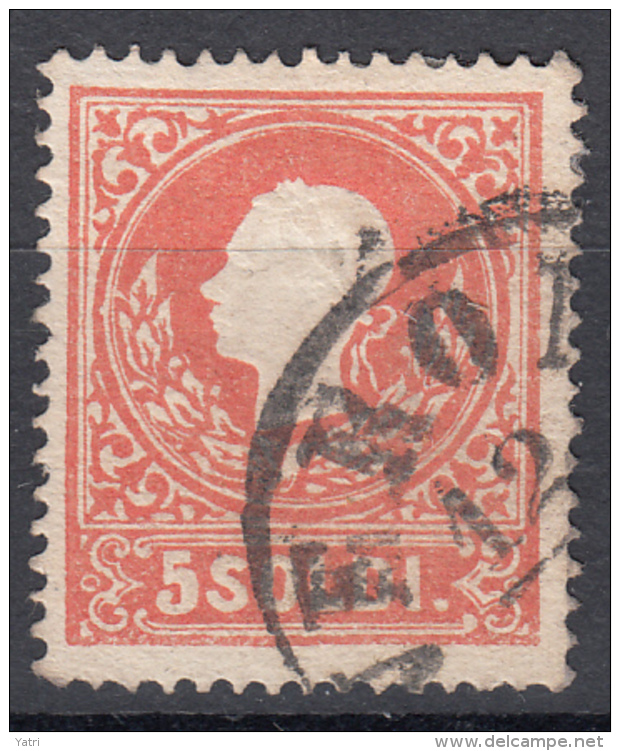 Lombardo Veneto - 1858 - 5 Soldi - 1° Tipo - Lombardy-Venetia