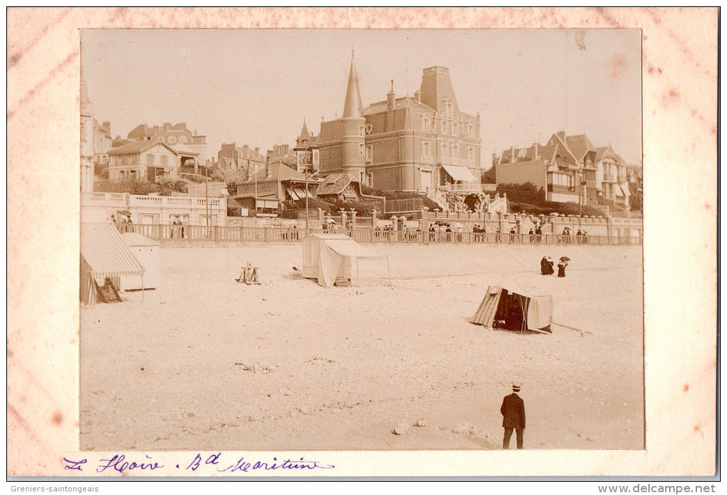 76 LE HAVRE - Boulevard Maritime (Photographie Contrecollée Sur CPA) - Non Classés