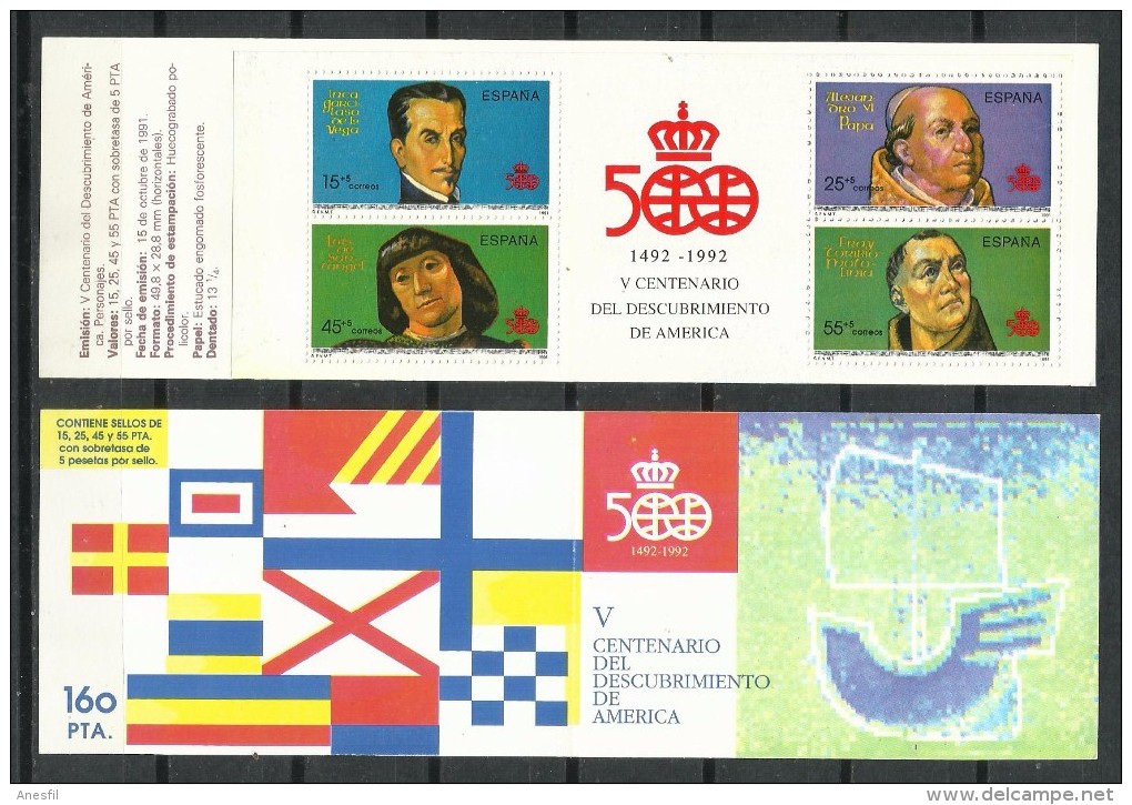 España. 1991_V Centenario Del Descubrimiento De América. - Blocs & Hojas