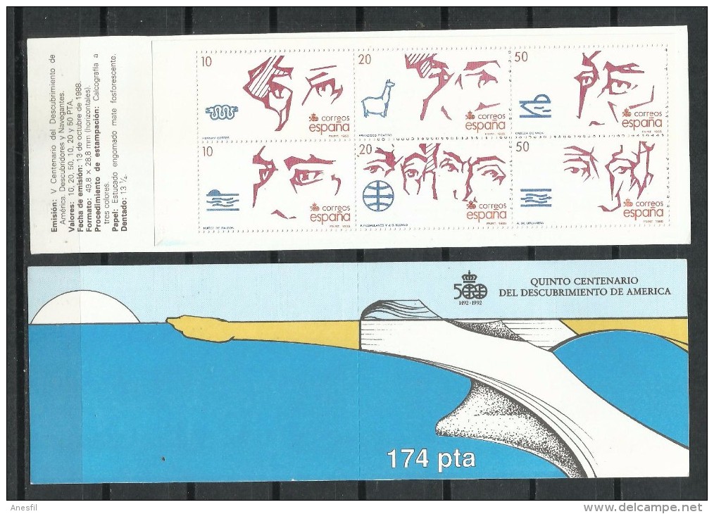 España. 1988_V Centenario Del Descubrimiento De América. - Blocs & Hojas