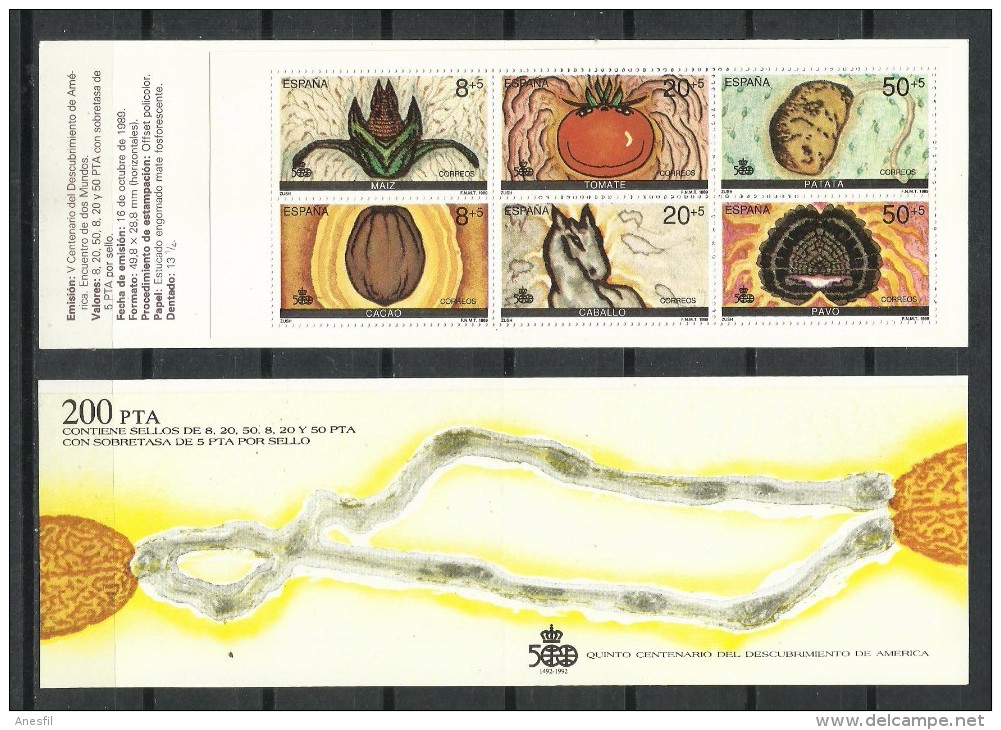 España. 1989_V Centenario Del Descubrimiento De América. - Blocs & Hojas