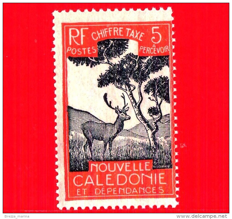 Nuovo - MNH - NUOVA CALEDONIA - 1928 - Sambar Deer (Cervus Unicolor) - Segnatasse - 5 - Timbres-taxe