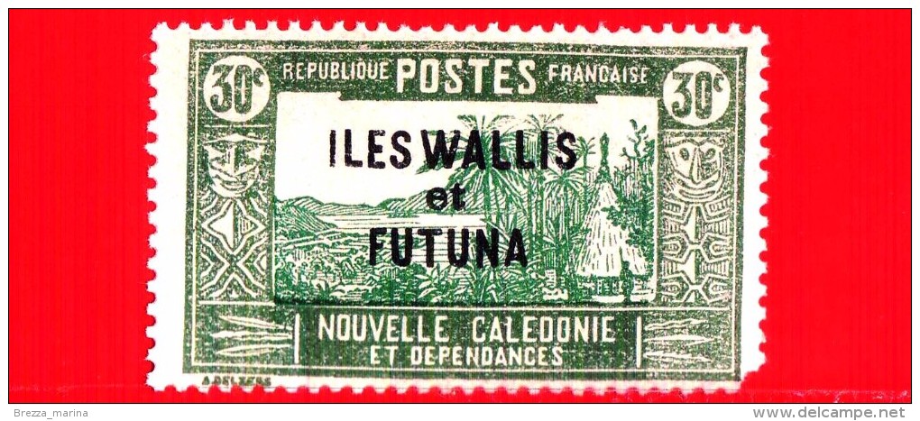 Nuovo - MNH - WALLIS E FUTUNA - 1930 - Landscapes With Chief's House - 30 - Ungebraucht