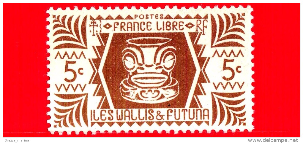 Nuovo - MNH - WALLIS E FUTUNA - 1944 - Ceramiche - Series Of London - Pottery Native - 5 - Neufs