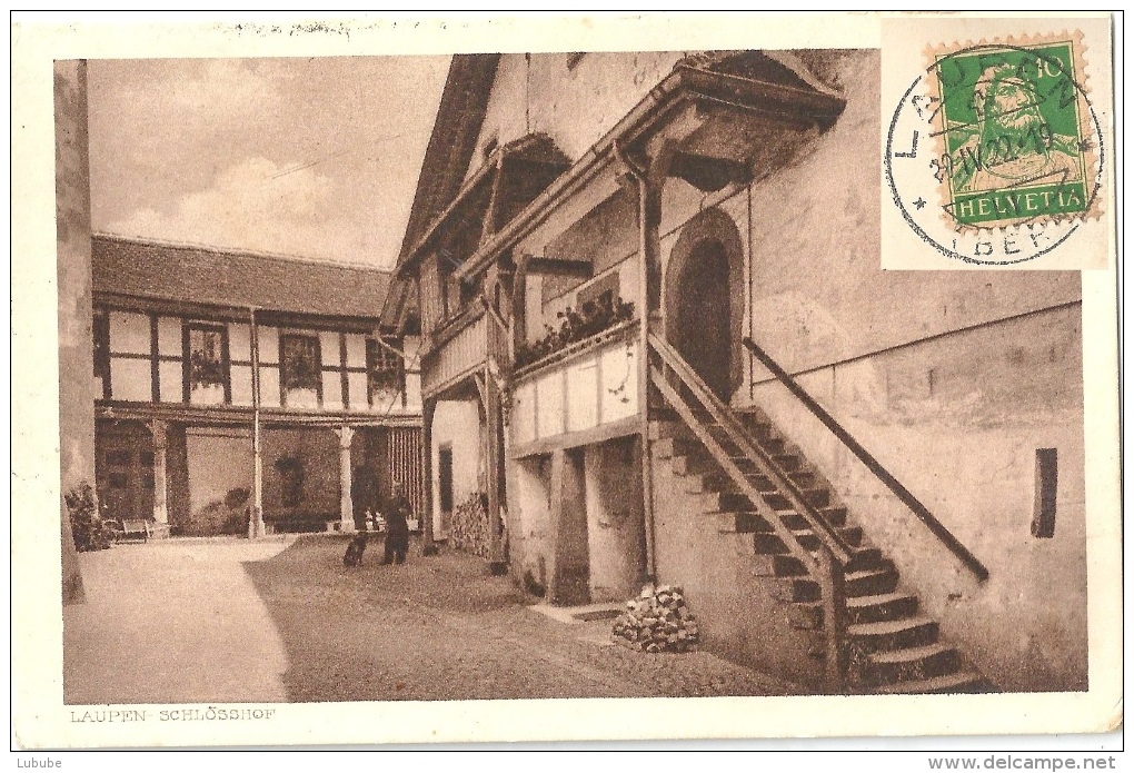 Laupen - Schlosshof            1922 - Laupen