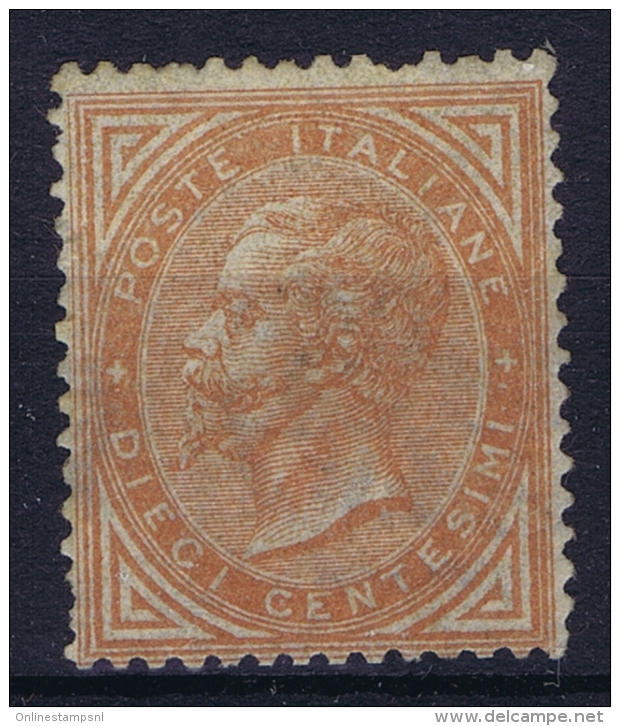 Italy: Sa Nr 17  Mi Nr 17  MH/* Falz/ Charniere 1863 - Ungebraucht