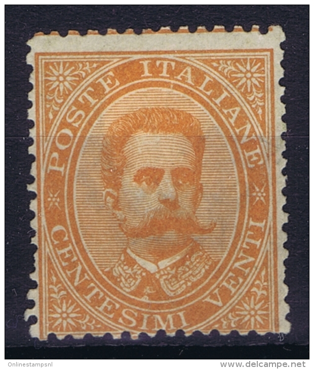 Italy: Sa Nr 39  Mi Nr 39 MH/* Falz/ Charniere  1879 - Neufs