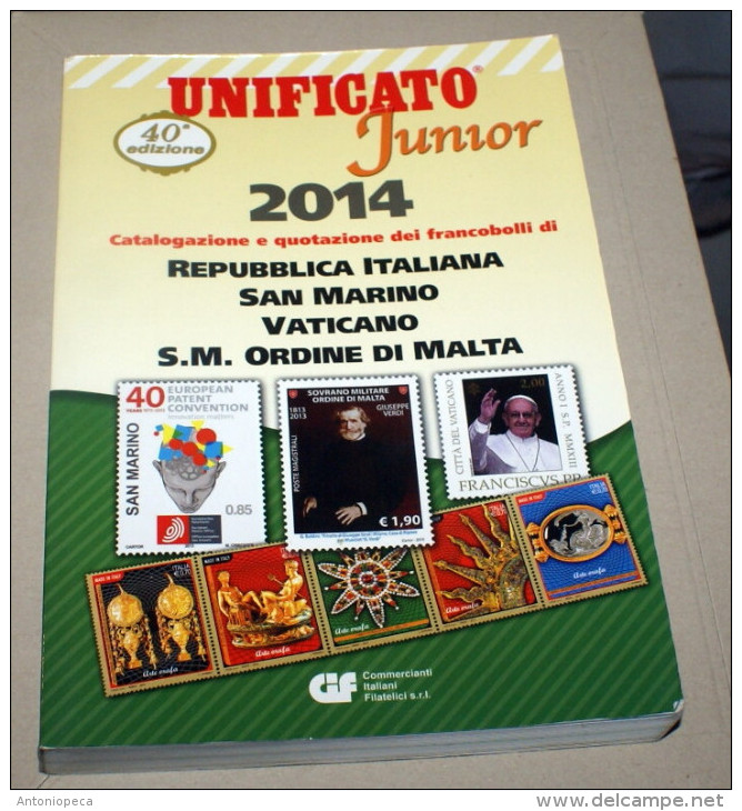 ITALIA 2014, CATALOGO UNIFICATO JUNIOR 2014, POCO USATO - Italy