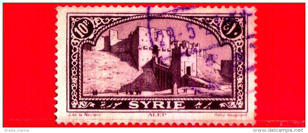 SIRIA - Usato - 1925 - Fortezze - Veduta Di Aleppo - 10 - Syrien