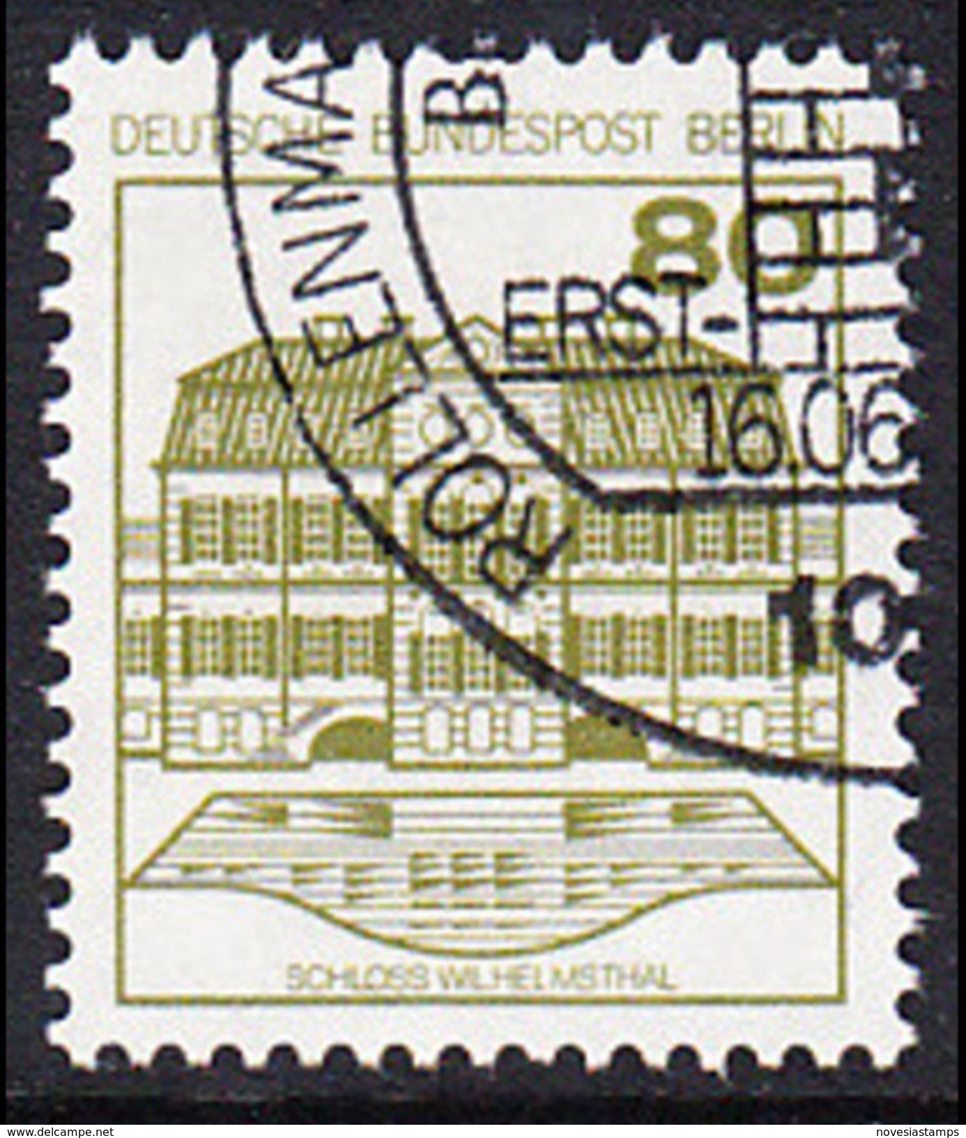 !b! BERLIN 1982 Mi. 674 USED SINGLE (c) - Castles & Chateaux: Chateau Wilhelmsthal - Gebraucht