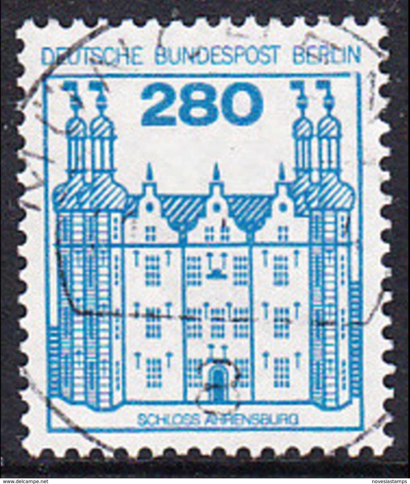 !b! BERLIN 1982 Mi. 676 USED SINGLE (c) - Castles & Chateaux: Chateau Ahrensburg - Gebraucht