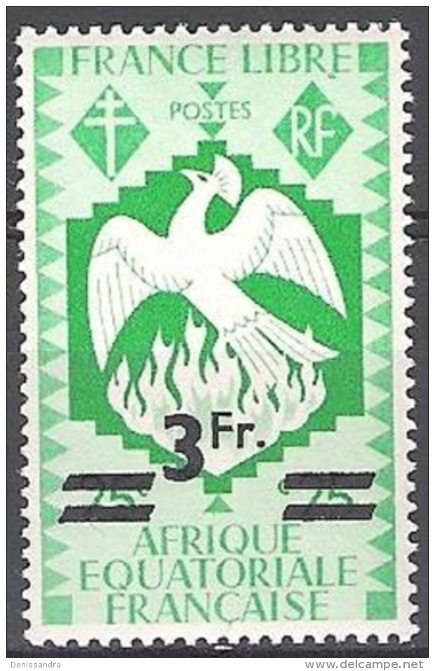 Afrique Equatoriale Française 1945 Michel 250 Neuf ** Cote (2002) 1.60 Euro France Libre Phénix - Unused Stamps