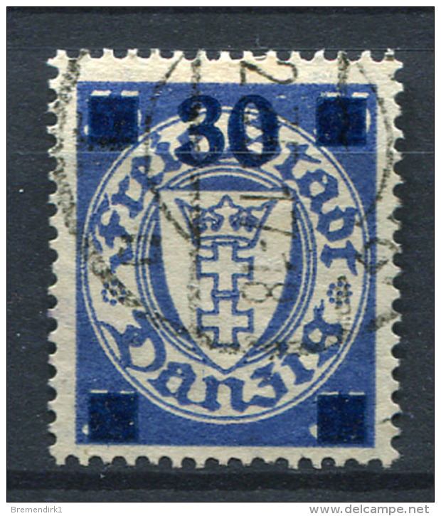 98199) DANZIG # 242 Gestempelt Aus 1934, 30.- € - Sonstige & Ohne Zuordnung