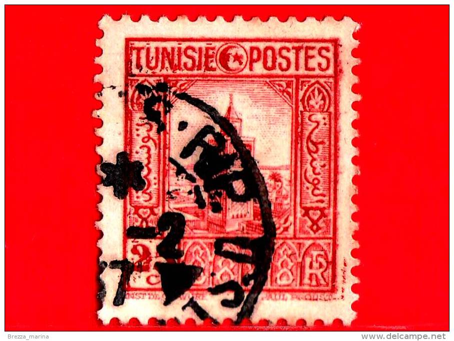 TUNISIA - Usato - 1931 - Persone E Paese - Grande Moschea Di Tunisi - 25 - Oblitérés