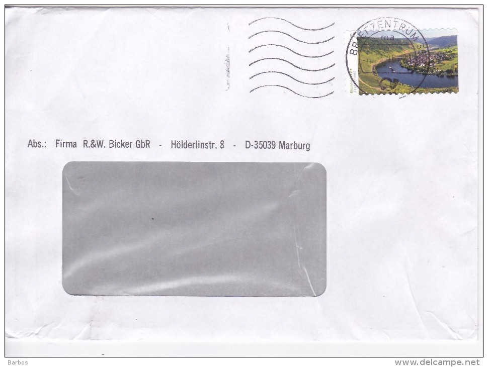 Germany To Moldova , 2016,  Used Cover - Covers & Documents