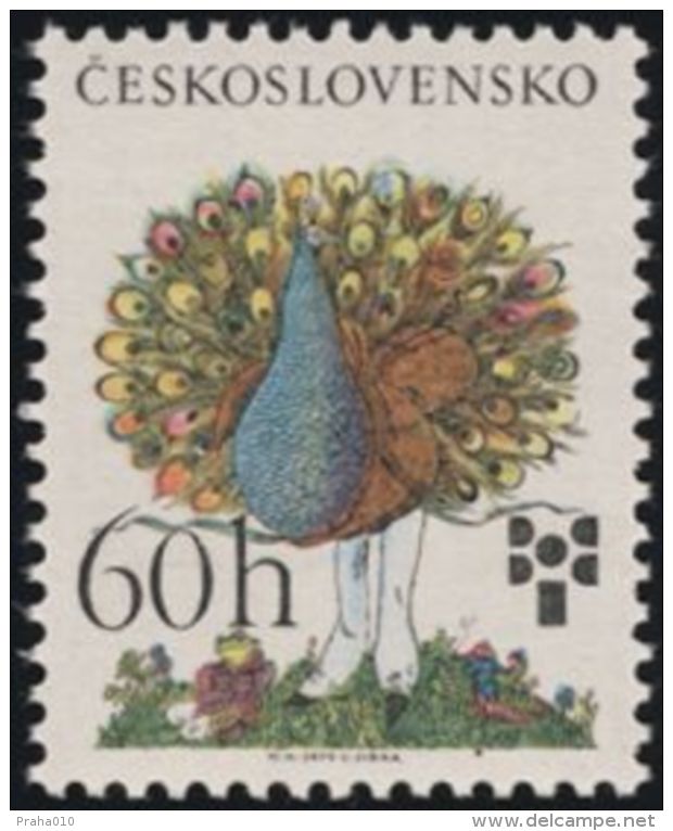 Czechoslovakia / Stamps (1975) 2152: Biennale Of Illustrations Bratislava (60 H) Painter: Klaus Ensikat - Sonstige & Ohne Zuordnung