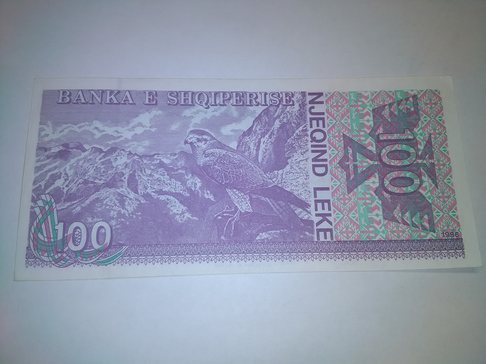 ALBANIA 100 LEKE P-55c  BANKNOTE LOC#A1068 - Albanien