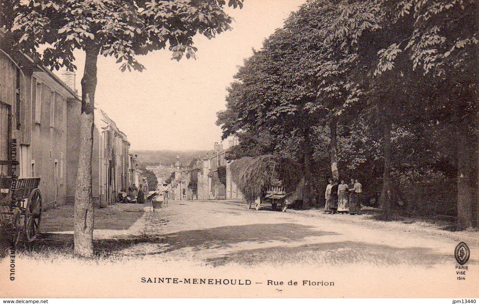 CPA SAINT MENEHOULD RUE DE FLORION - Sainte-Menehould