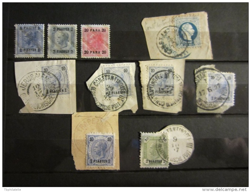 VEND LOT DE TIMBRES DU LEVANT AUTRICHIEN , BONNES VALEURS !!!! - Oostenrijkse Levant