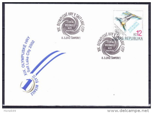 Tchéque République 2002 Mi 317, Envelope De Poste Tchéque, (POB 5) - FDC