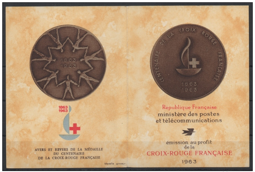 FRANCE - Carnet Croix Rouge 1963 - Cote: 16,00 € - Croce Rossa