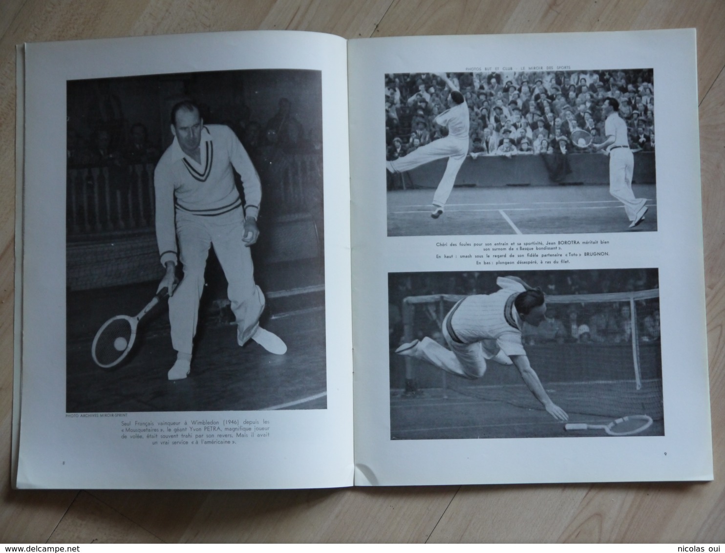 1964 SPORTS ET MEDECINE TENNIS NOMBREUSES PHOTO ROSEWALL COCHET PETRA BOROTRA LACOSTE LENGLEN  + CD - Sport