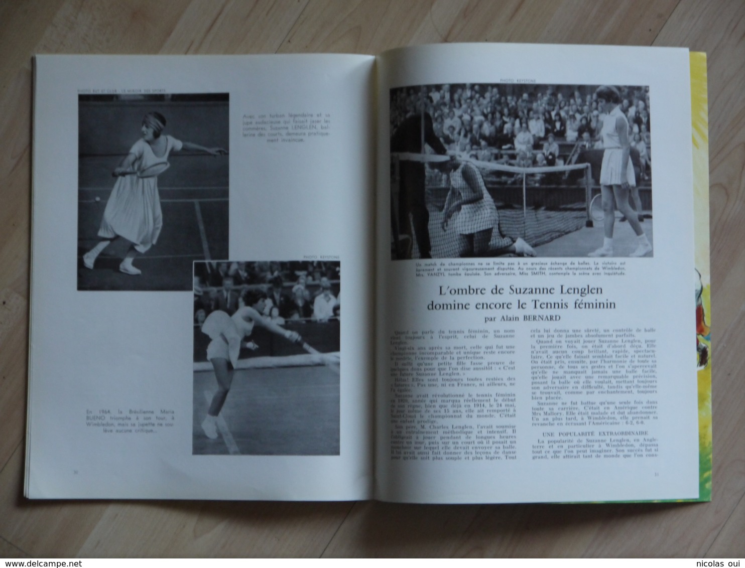 1964 SPORTS ET MEDECINE TENNIS NOMBREUSES PHOTO ROSEWALL COCHET PETRA BOROTRA LACOSTE LENGLEN  + CD - Sport