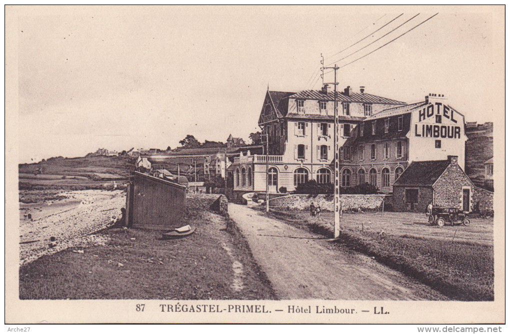 CPA - 29 - TREGASTEL - Hôtel Limbour - 87 - Primel
