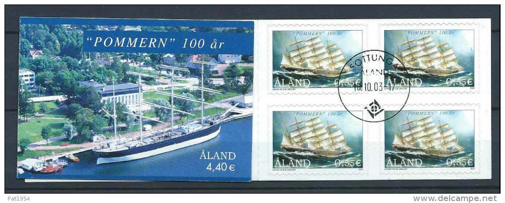 Aland 2003 Carnet C224 Oblitéré Bateau Voilier - Aland