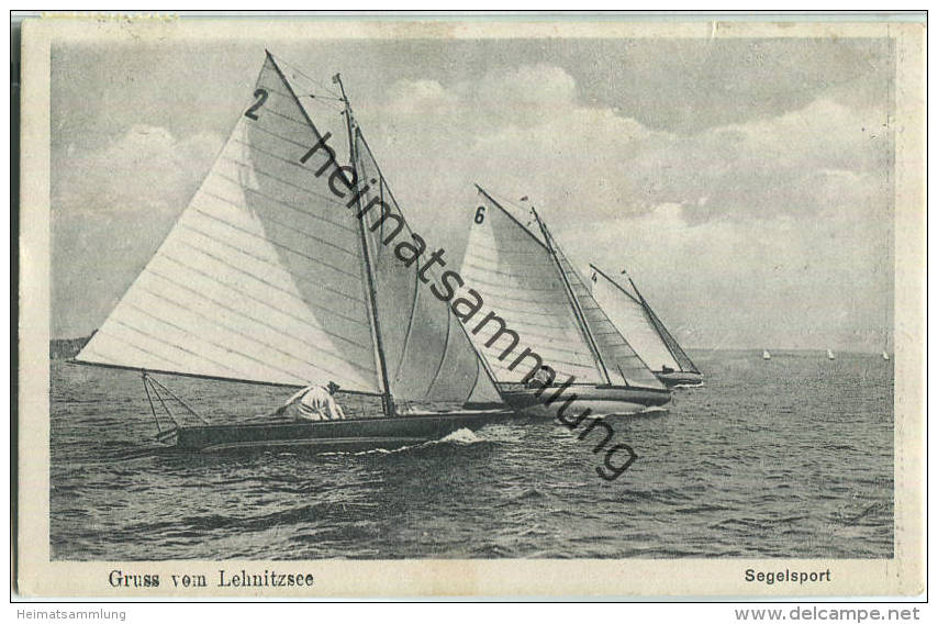 Lehnitzsee - Segelsport - Verlag W. Meyerheim Berlin - Oranienburg