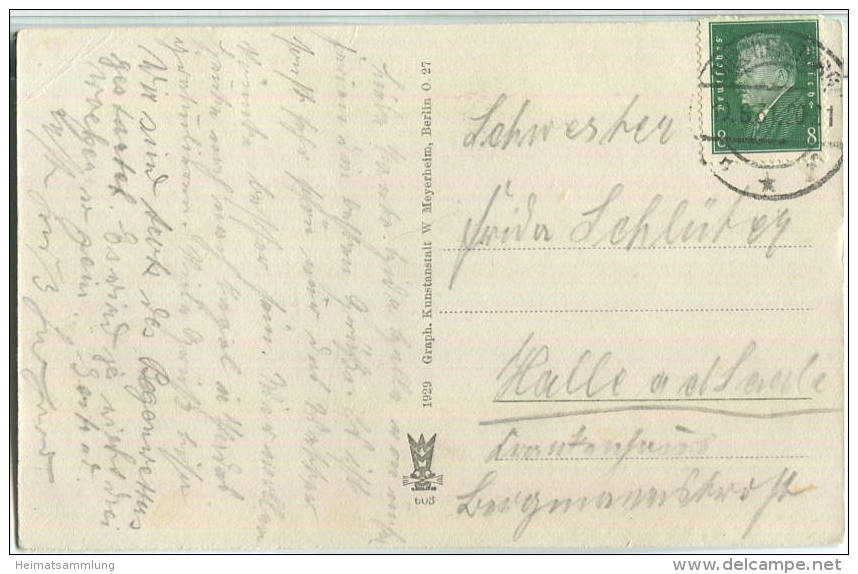 Lehnitzsee - Segelsport - Verlag W. Meyerheim Berlin - Oranienburg