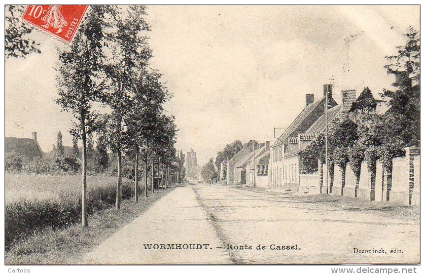 59 WORMHOUDT  Route De Cassel - Wormhout