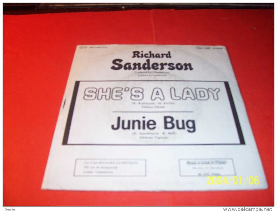 RICHARD  SANDERSON  °° SHE'S A LADY - Complete Collections