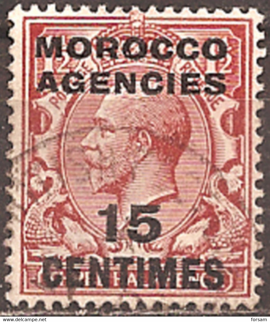 GREAT BRITAIN (MOROCCO AGENCIES)..1917..Michel # 204...MLH. - Morocco Agencies / Tangier (...-1958)