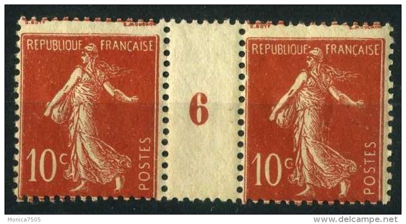 FRANCE ( MILLESIME ) : Y&amp;T  N°  138  MILLESIME  1916  TIMBRES  NEUFS  SANS  TRACE  DE  CHARNIERE ,  A  VOIR . - Millesimes