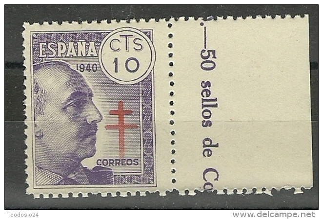 España 1940 Edifil  936  ** Mnh GENERAL FRANCO - Nuovi