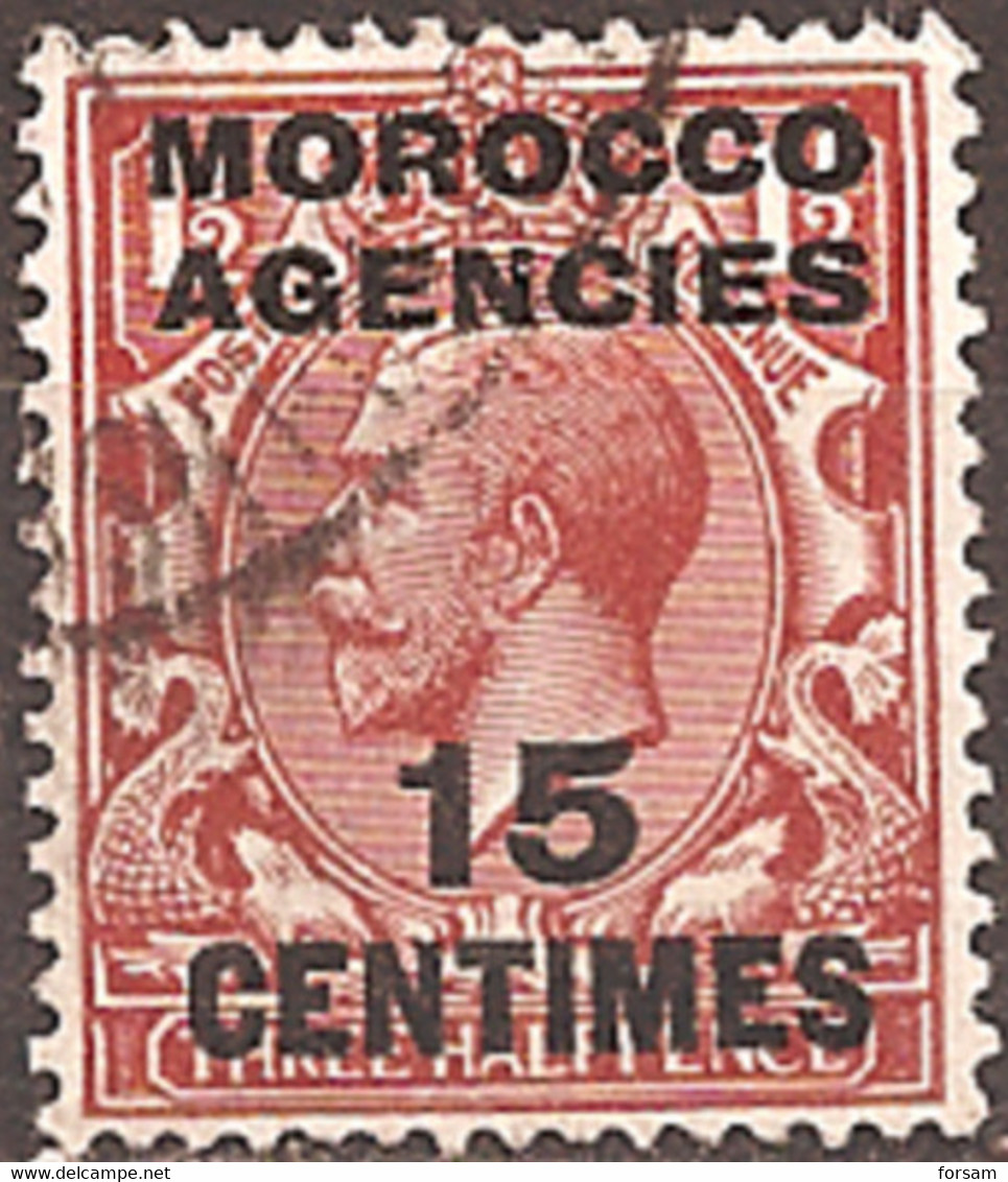 GREAT BRITAIN (MOROCCO AGENCIES)..1925..Michel # 213...used. - Morocco Agencies / Tangier (...-1958)