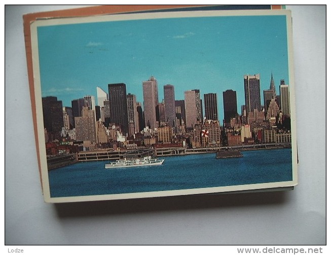 America USA NY New York  With A Skyline Hudson River - Mehransichten, Panoramakarten
