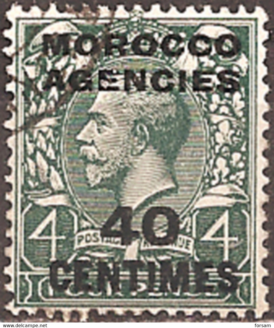 GREAT BRITAIN (MOROCCO AGENCIES)..1925..Michel # 215...used. - Morocco Agencies / Tangier (...-1958)