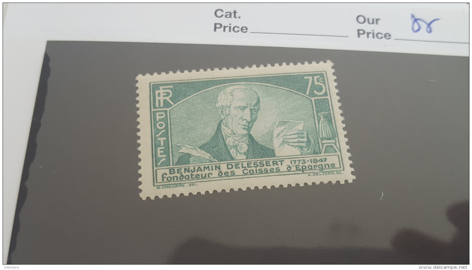 LOT 328522 TIMBRE DE FRANCE NEUF** N°303 VALEUR 60 EUROS - Neufs