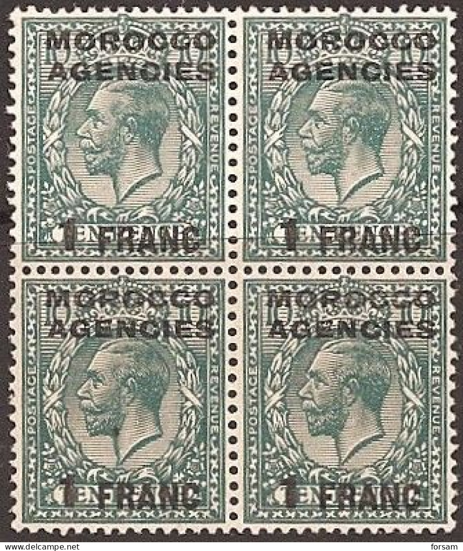 GREAT BRITAIN (MOROCCO AGENCIES)..1925..Michel # 218...MNH. - Morocco Agencies / Tangier (...-1958)