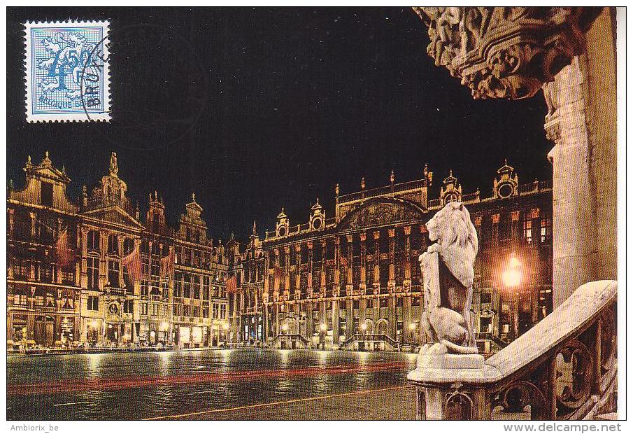 Carte Max 1745 Photo De La Grand Place De Bruxelles - 1971-1980