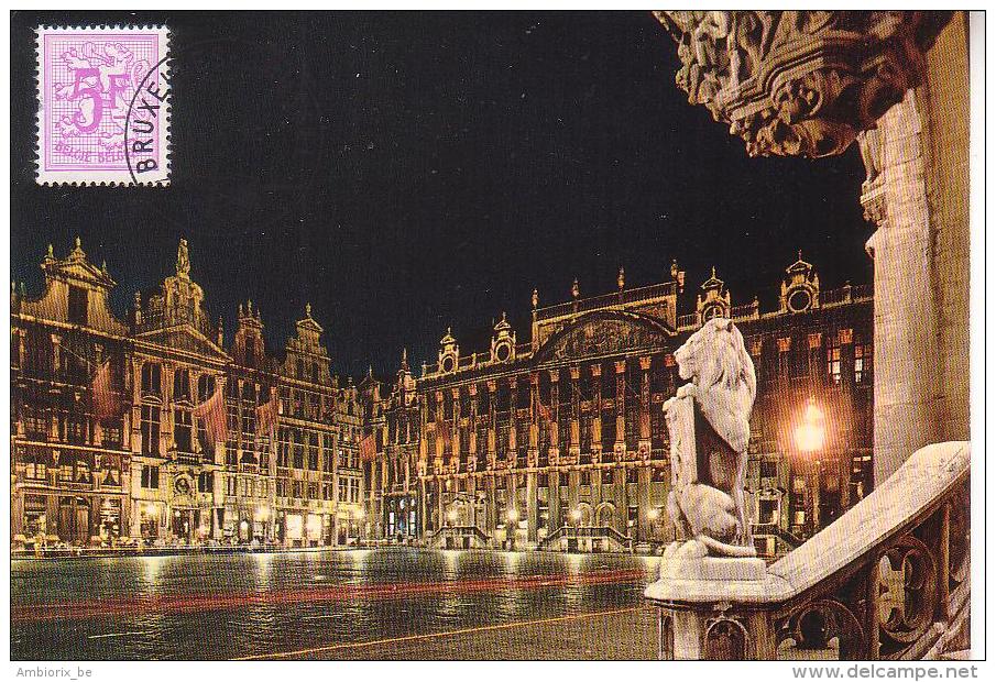 Carte Max 1756 Photo De La Grand Place De Bruxelles - 1971-1980