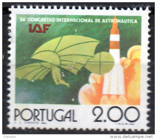 PIA - PORTOGALLO - 1975 : 26° Congresso Della Federazione Internazionale Di Astronautica   (Yv 1271a) - Unused Stamps