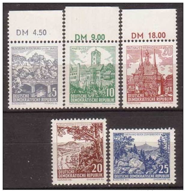 DDR , 1961 , Mi.Nr. 815/ 816 / 835 - 837 ** / MNH - Ungebraucht