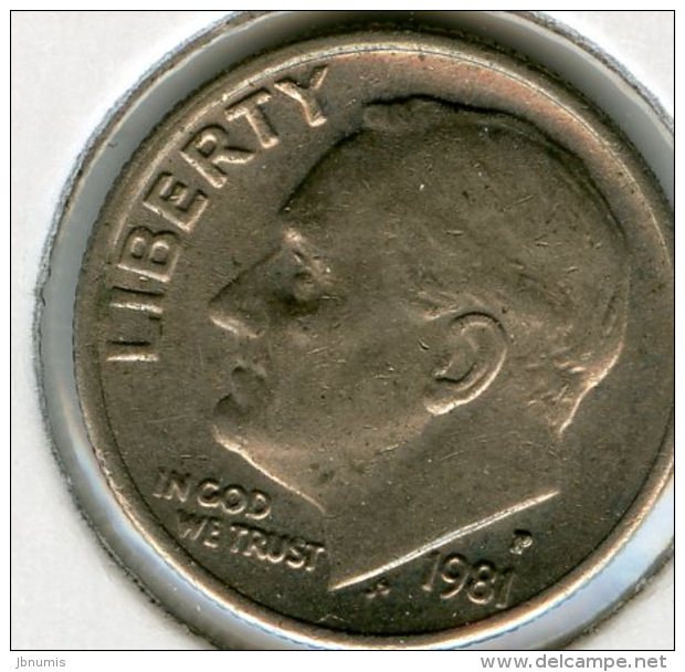 Etats-Unis USA 10 Cents Dime 1980 P KM 195a - 1946-...: Roosevelt