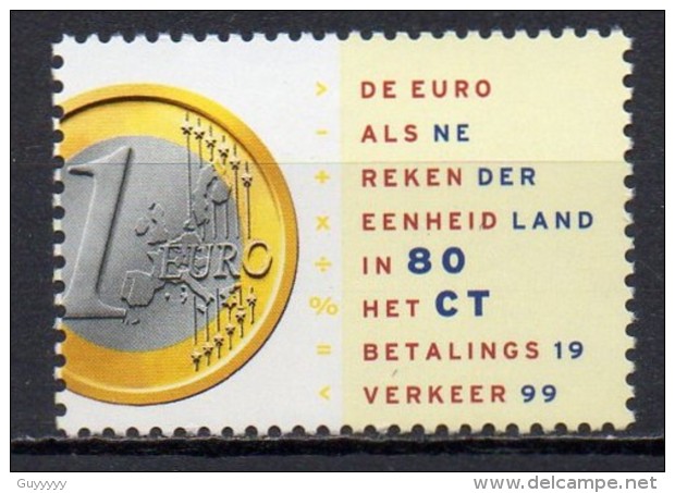 Pays-Bas - 1999 - Yvert N° 1677 **  - L'Euro - Ungebraucht