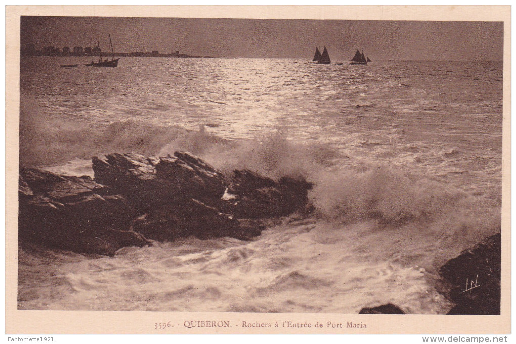 QUIBERON  ROCHERS A L'ENTREE DE PORT MARIA (dil7) - Quiberon