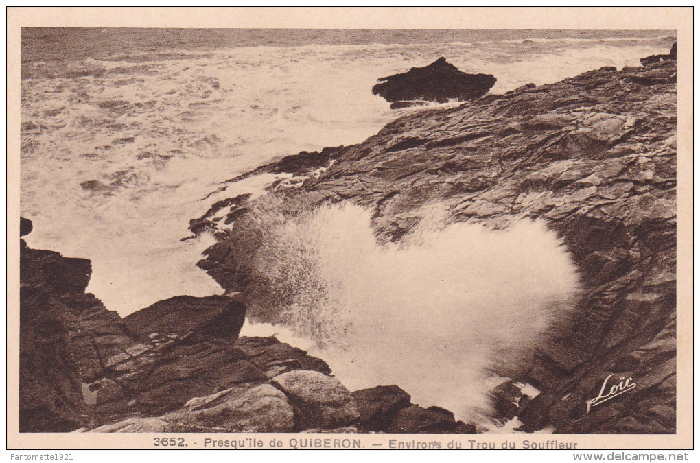 QUIBERON  ENVIRONS DU TROU DU SOUFFLEUR Dil7) - Quiberon