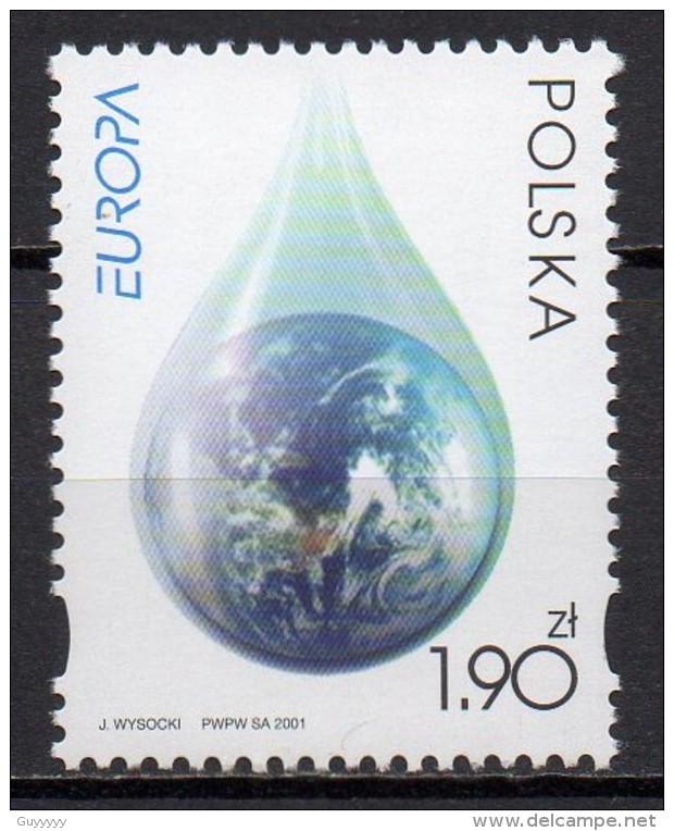 Pologne - 2001 - Yvert N° 3656 **  - Europa - Unused Stamps